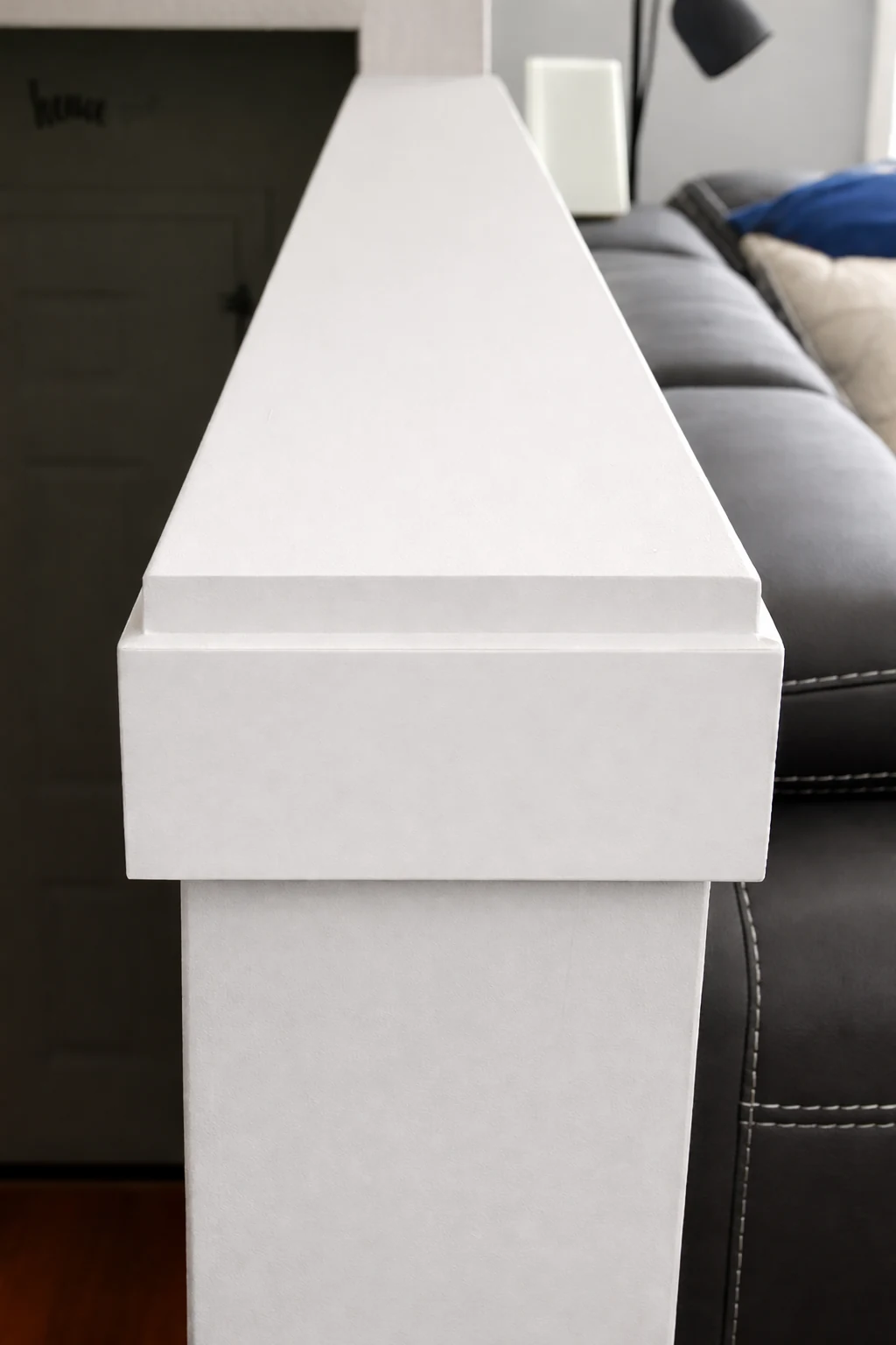 Pony wall feature after